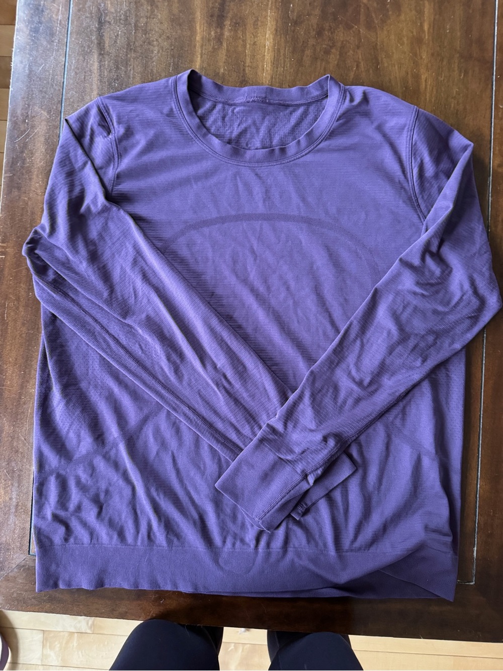 Lululemon Swiftly Tech Long Sleeve Relaxed Fit Purple Size 12/14